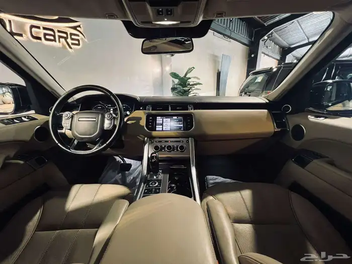 رنج روفر 2014 سبورت HSE V6 سوبر تشارج نظيف وبحاله ممتازه 8