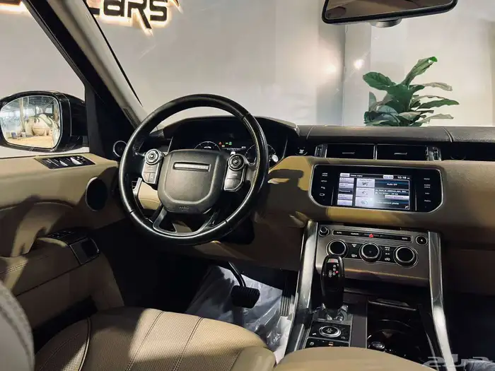 رنج روفر 2014 سبورت HSE V6 سوبر تشارج نظيف وبحاله ممتازه 9