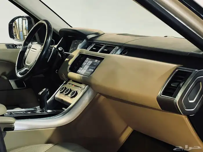 رنج روفر 2014 سبورت HSE V6 سوبر تشارج نظيف وبحاله ممتازه 10