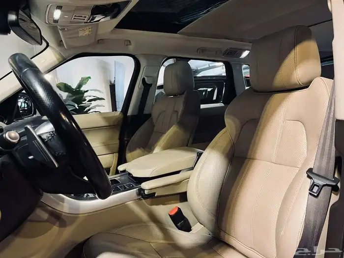 رنج روفر 2014 سبورت HSE V6 سوبر تشارج نظيف وبحاله ممتازه 7