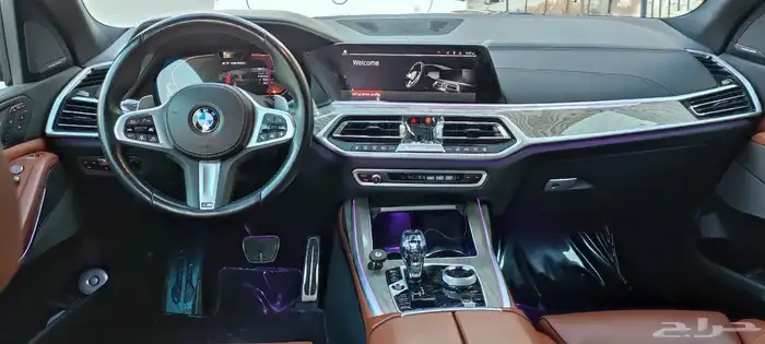 BMW X7 2022 M50i - بحالة الوكالة وعلى الضمان 0