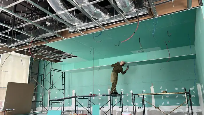 جبسم بورد جبس بلدي أسمنت بورد بديل خشب ديكورات داخلي خارجي 4