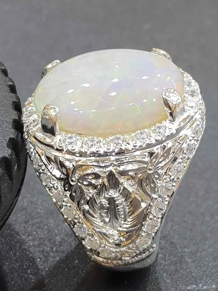 خاتم اوبال اثيوبي بشهادة فاخر 4