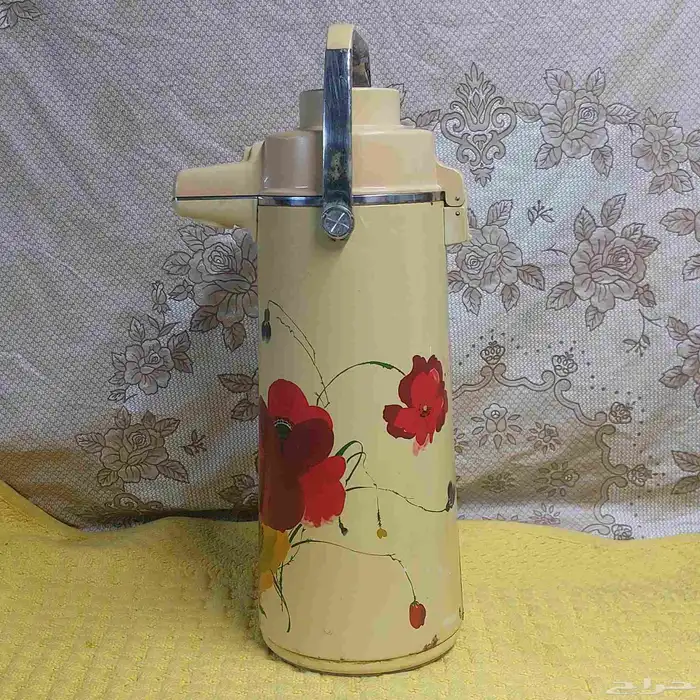 ترمس ثلاجة ابو فيل ورده ياباني انتيك نوادر 8