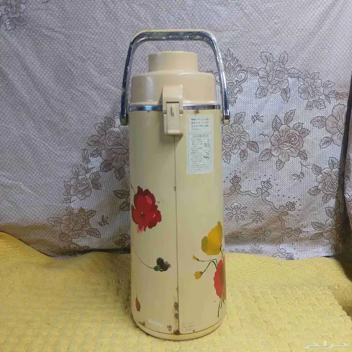 ترمس ثلاجة ابو فيل ورده ياباني انتيك نوادر 5