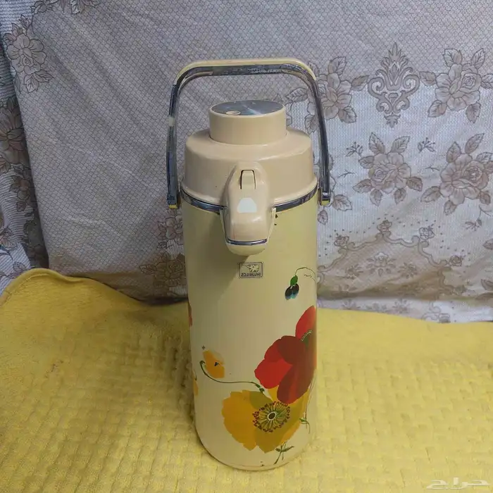 ترمس ثلاجة ابو فيل ورده ياباني انتيك نوادر 1