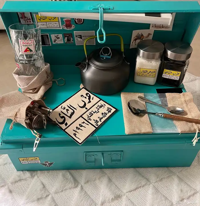 صناديق شاهي و قهوة بجميع الأغراض داخل الصندوق 7
