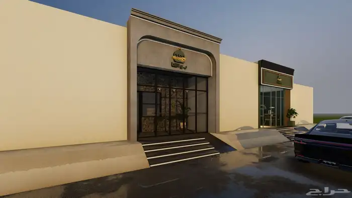 تصميم واجهة محلات تجارية وداخلي 9