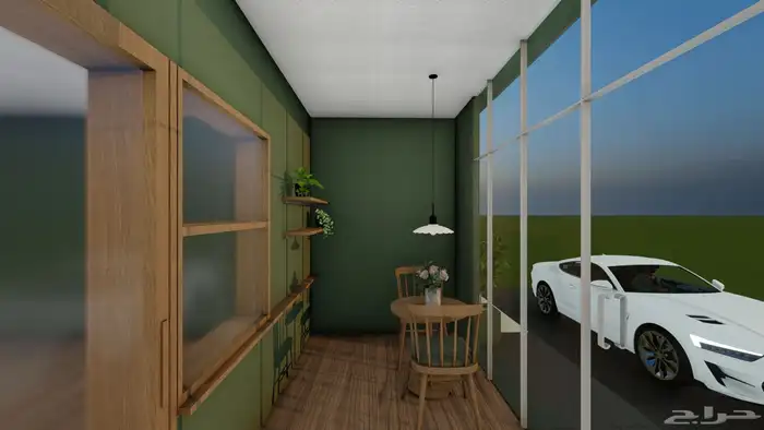 تصميم واجهة محلات تجارية وداخلي 11