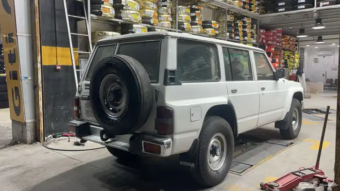 جنوط شنابر باترول وكفرات بالون مقاس 16 1