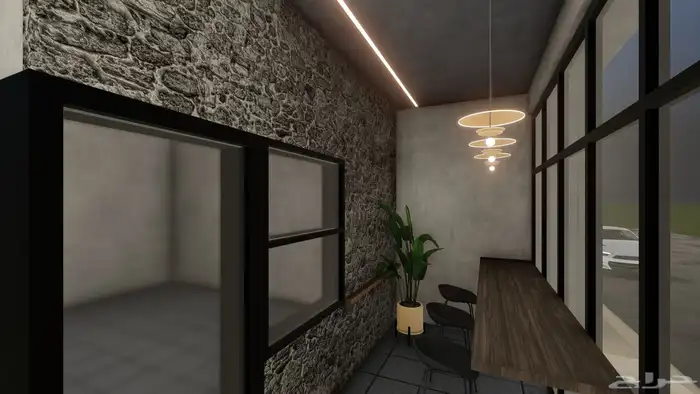 تصميم واجهة محلات تجارية وداخلي 1
