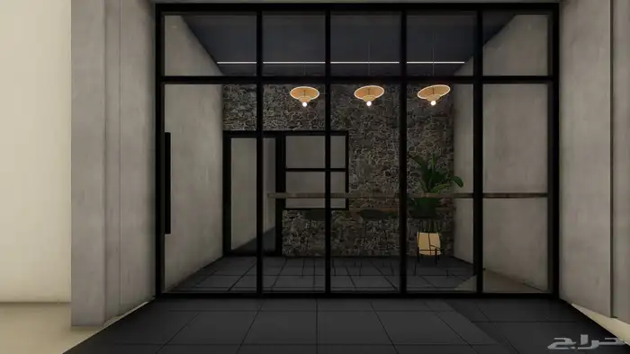 تصميم واجهة محلات تجارية وداخلي 3