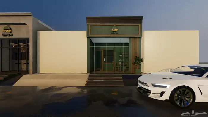 تصميم واجهة محلات تجارية وداخلي 10