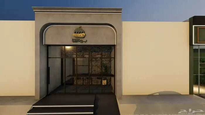 تصميم واجهة محلات تجارية وداخلي 5