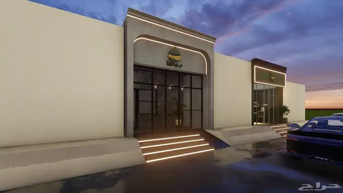 تصميم واجهة محلات تجارية وداخلي 0