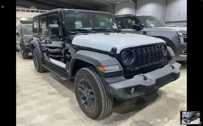 جيب رنجلر تيربو اسبورت 2024 (اسود او رصاصي ) 1