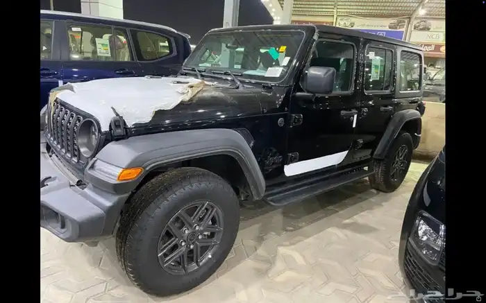 جيب رنجلر تيربو اسبورت 2024 (اسود او رصاصي ) 4