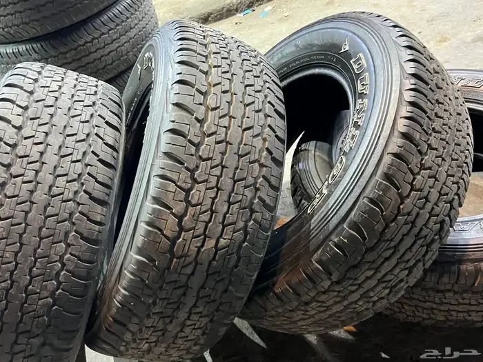 كفرات دنلوب مقاس 275 65 17 تاريخ 2022 نضيفه بالمره اصلي 29
