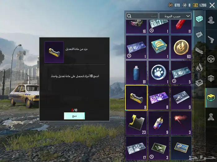 حساب ببجي مع امسفن كل مسج 17