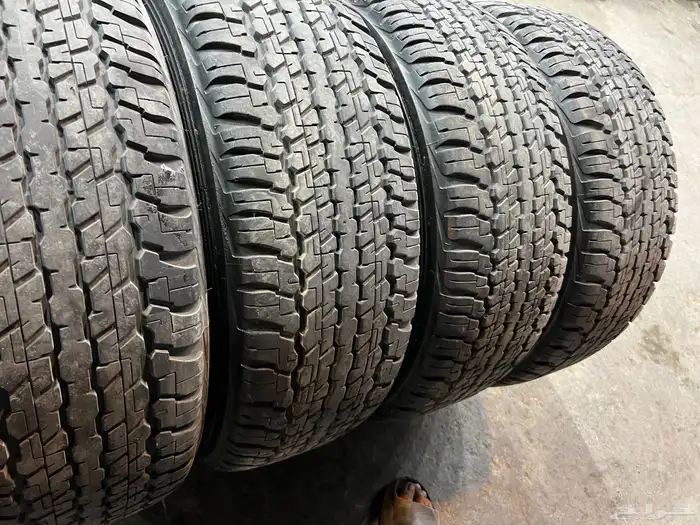 كفرات دنلوب مقاس 275 65 17 تاريخ 2022 نضيفه بالمره اصلي 4