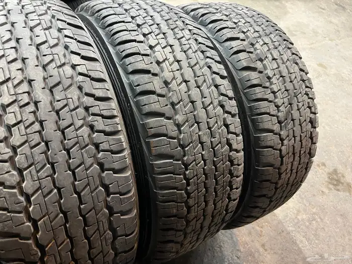 كفرات دنلوب مقاس 275 65 17 تاريخ 2022 نضيفه بالمره اصلي 5