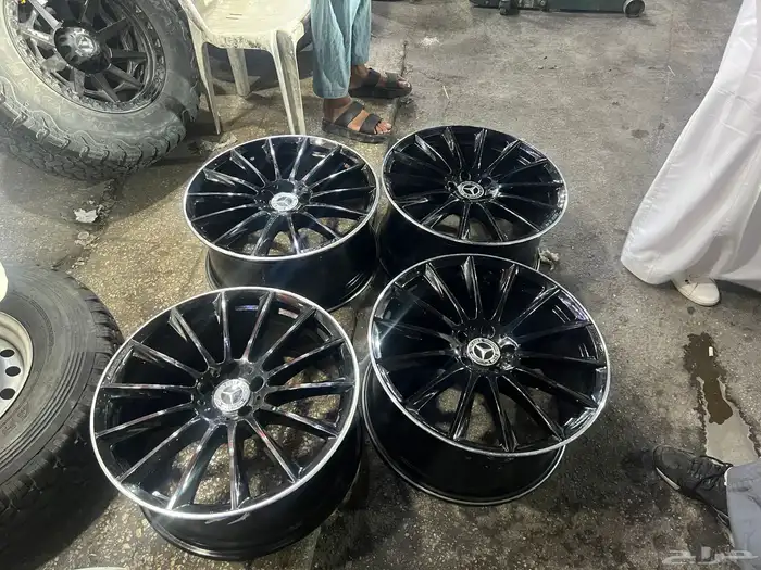 جنوط مرسديس الجوهره مقاس 20 اسود 2