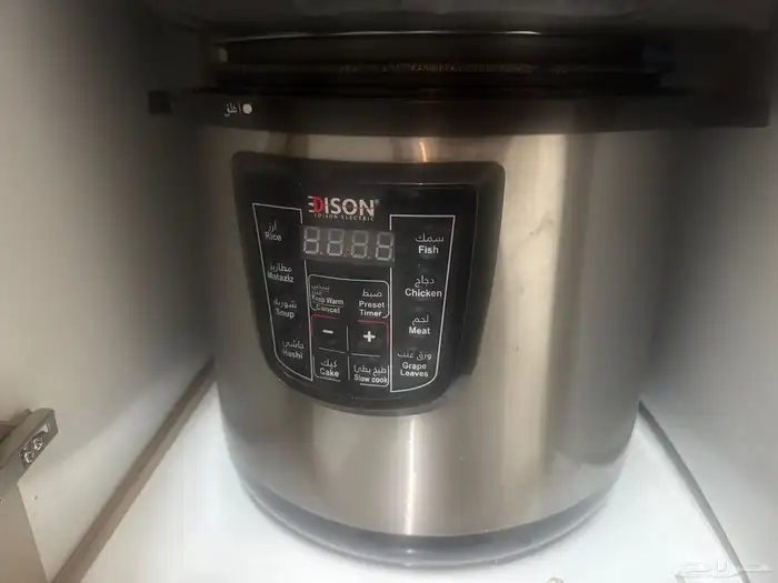 قدر اديسون الكهربائي مقاس 10 لتر 0