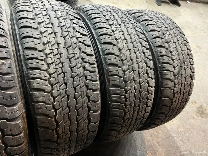 كفرات دنلوب مقاس 275 65 17 تاريخ 2022 نضيفه بالمره اصلي 3