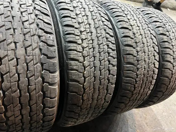 كفرات دنلوب مقاس 275 65 17 تاريخ 2022 نضيفه بالمره اصلي 0