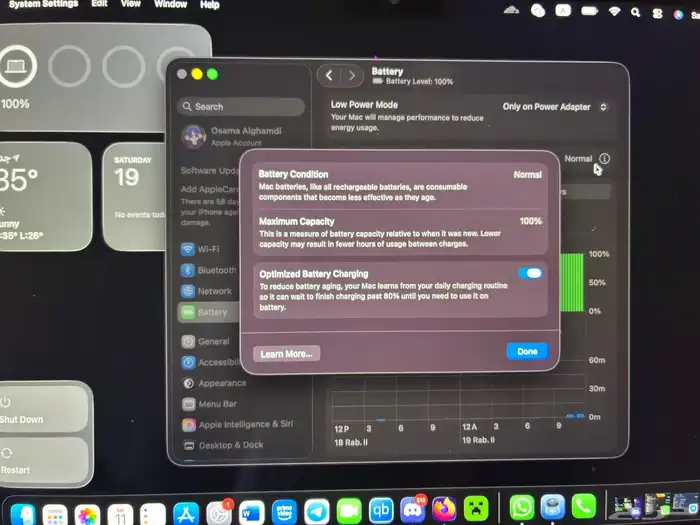 لابتوب   ماك بوك M4   16GB   256GB 5