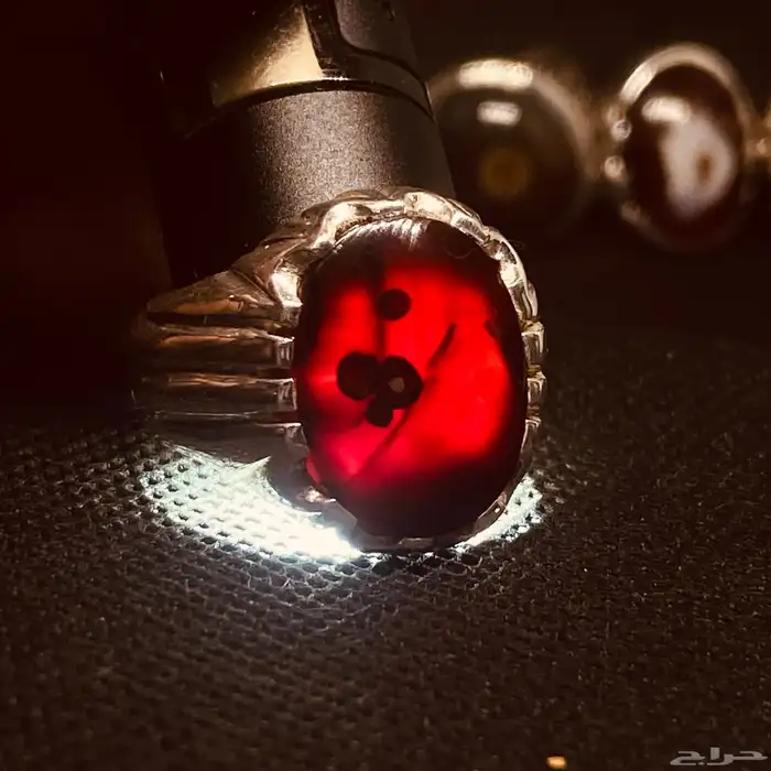 خواتم عقيق زعفراني 8