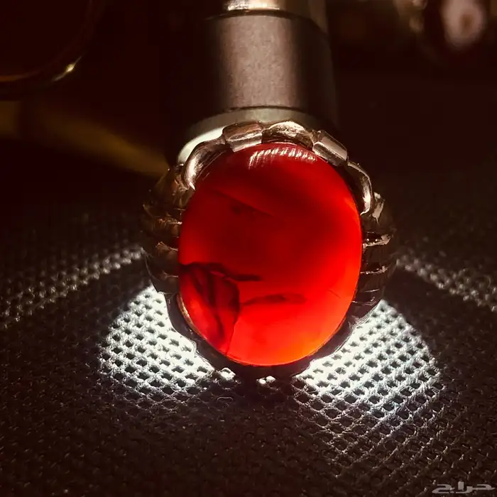 خواتم عقيق زعفراني 1