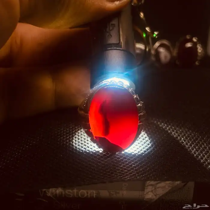 خواتم عقيق زعفراني 10