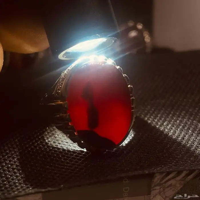 خواتم عقيق زعفراني 4