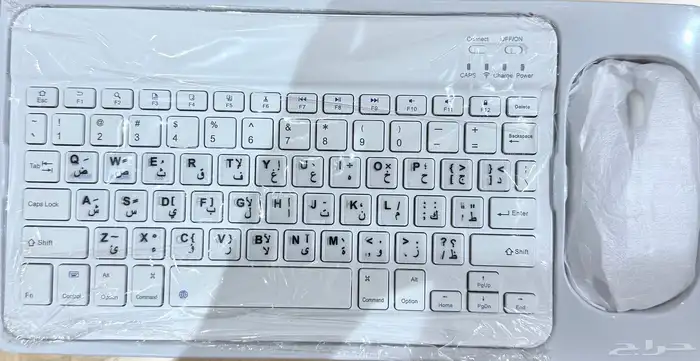 كيبورد وماوس بلوثوت لاسلكي للايباد 6