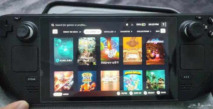 جهاز ستيم ديك steam deck 512 lcd 6