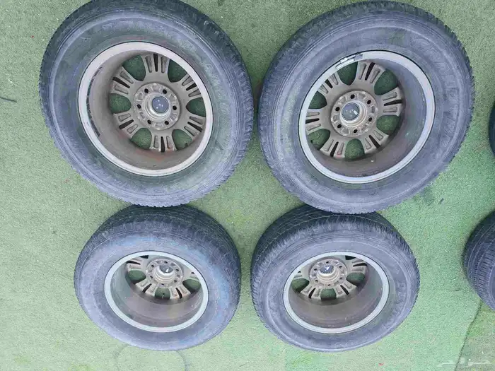 جنوط تايوتا هايلوكس دبل مقاس 17 أصليه 3