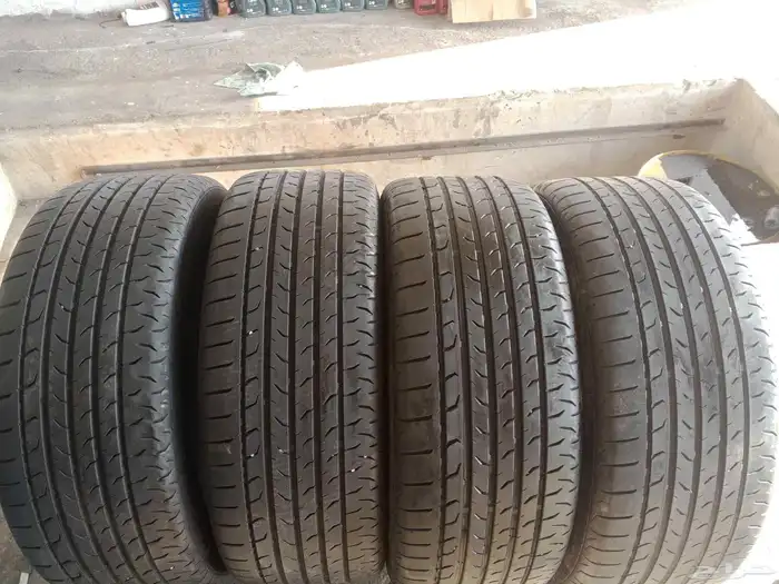 265 45 21 طقم كفرات كونتيننتال 4