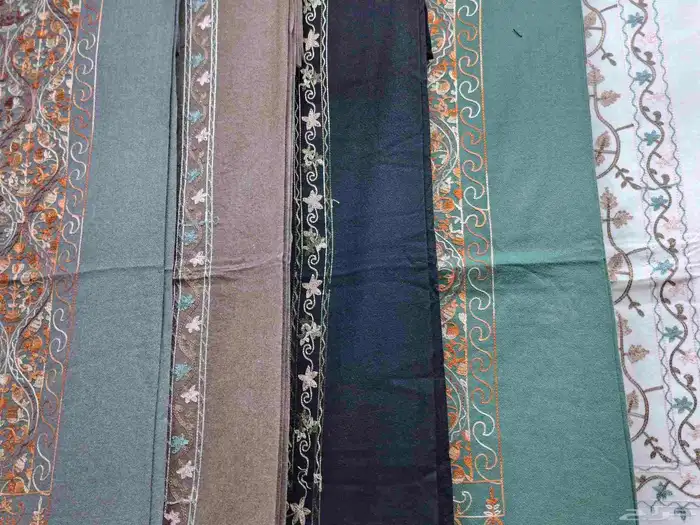 شال كشميري صوف مطرز 0