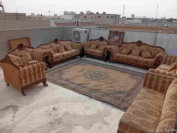 كنب للبيع سبع قطع 0