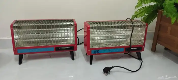 دفايه أربع شمعات واثنين مستوى حرارة 2000 واط نظيفه جدا 0