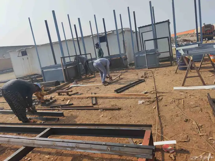 بركسات مكاتب وكرفانات ورشة امواج الجليج لتصنيع البيوت الجاهز 2