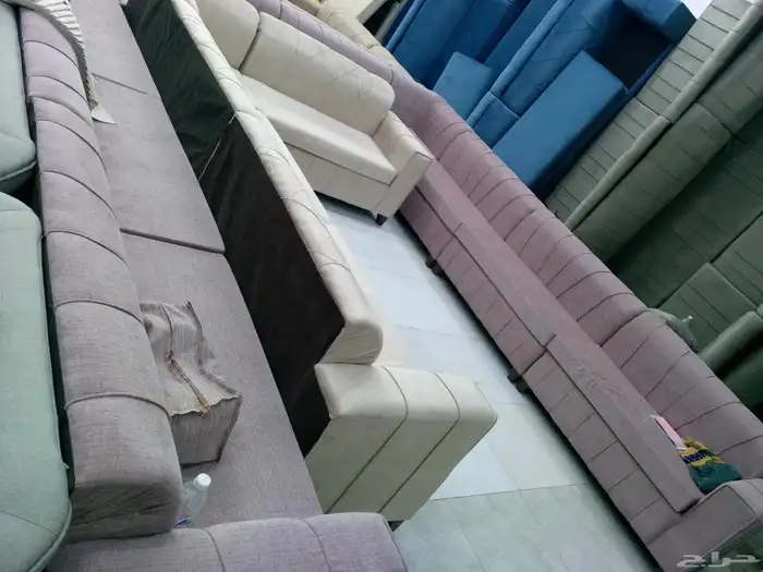 مجالس كنبات جاهزه مقاس 4في5زاويتين ومجالس عربيه جاهز مقاس 4ف 17