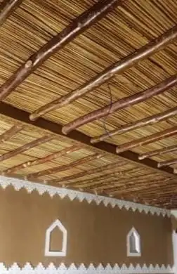 اعمال تراث بنا با الطين وتليوسات وسقف وجريد واثل 2