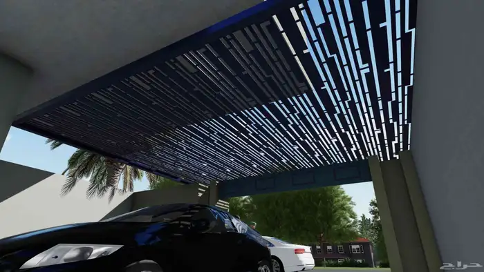 مظلات قص ليزر للفلل والمزارع والمنتزهات 0