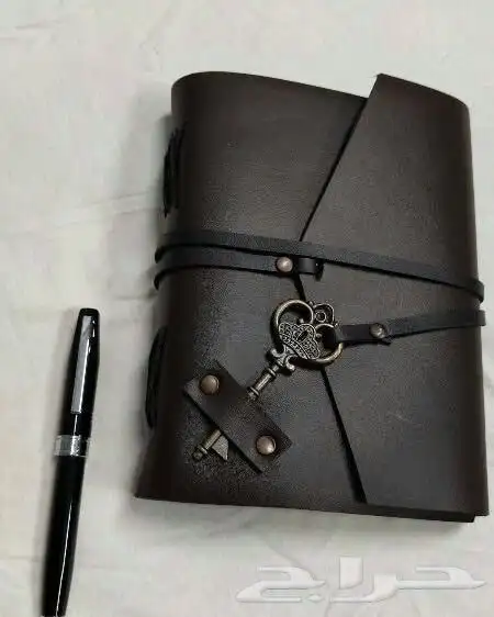 نوت بوك فرعونية فاخرة من الجلد والمعدن 1