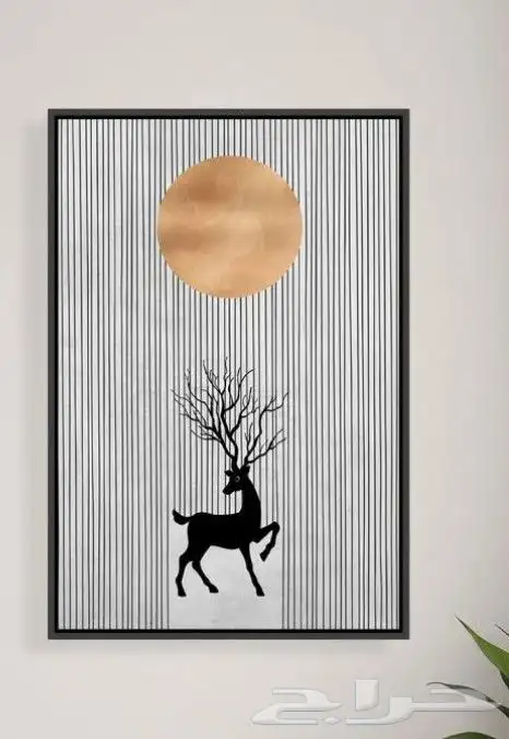 لوحات جدارية فنية تجريدي وغيرها 7