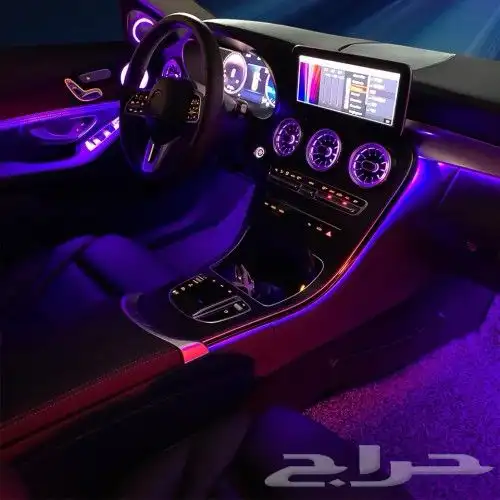 فتحات مكيف مرسيدس ليد C classجديدة 64 لون 1