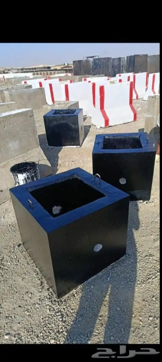 حواجز خرسانيه أنوع المقاسات متوفره حساب اطلب 9