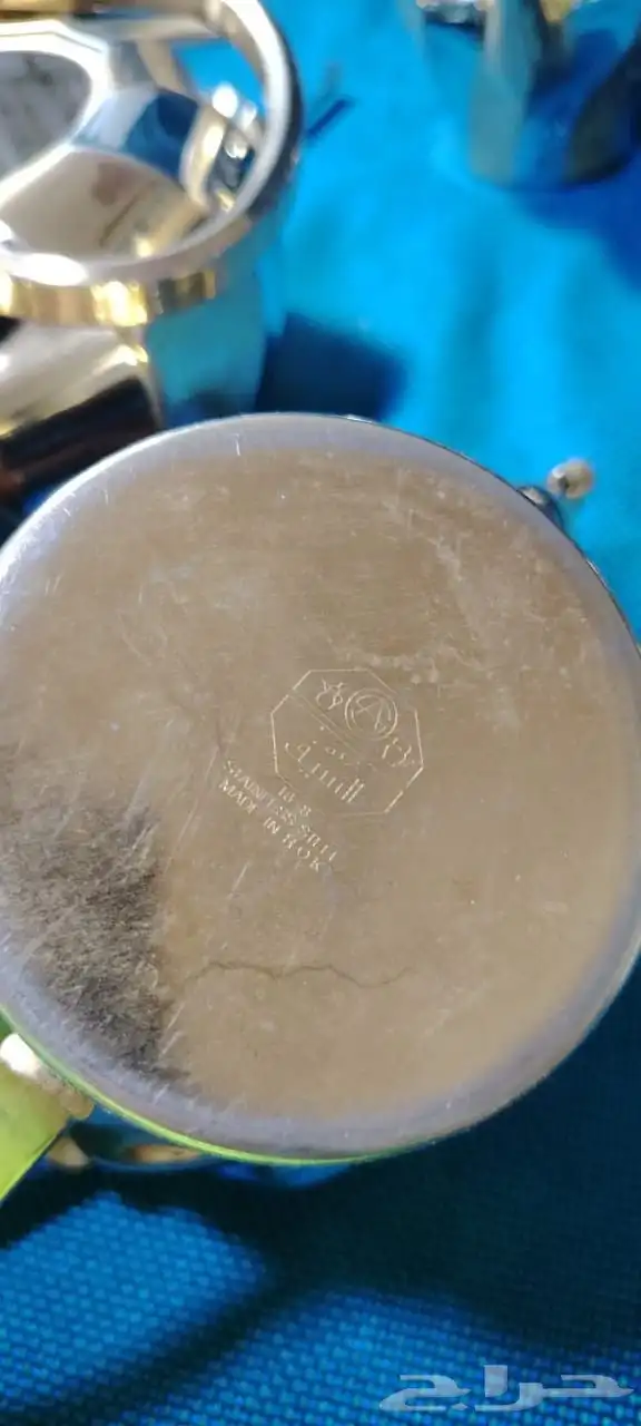 طقم اباريق ودلال مضلعه ستيل كوريه رخيصه 16